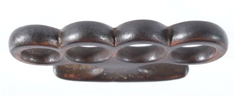 Mid 20th Century Cast Iron Brass Knuckles