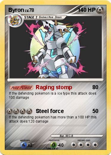 Pokémon Byron 168 168 Raging Stomp My Pokemon Card