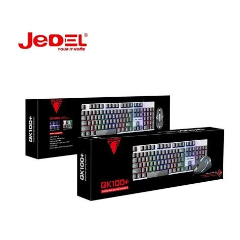 Jedel Gk100 Wired Keyboard And Mouse Combo Gaming Backlight