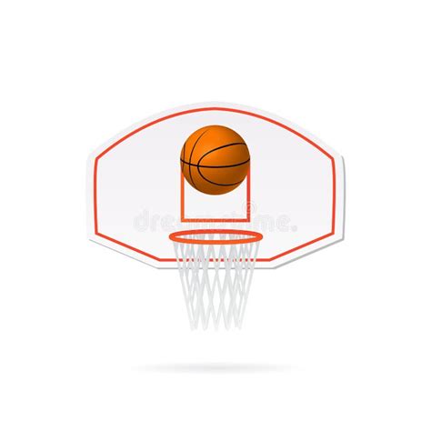 Basketball Hoop Illustration Stock Vector Illustration Of Isolated