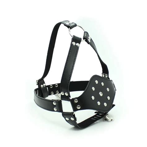 Gag For Women Men Sex Mask With Lock Restraints Mouth Gag Slave Mouth