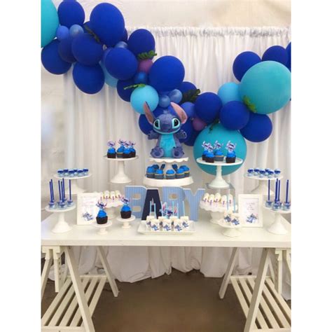 Stitch And Angel Baby Shower Theme