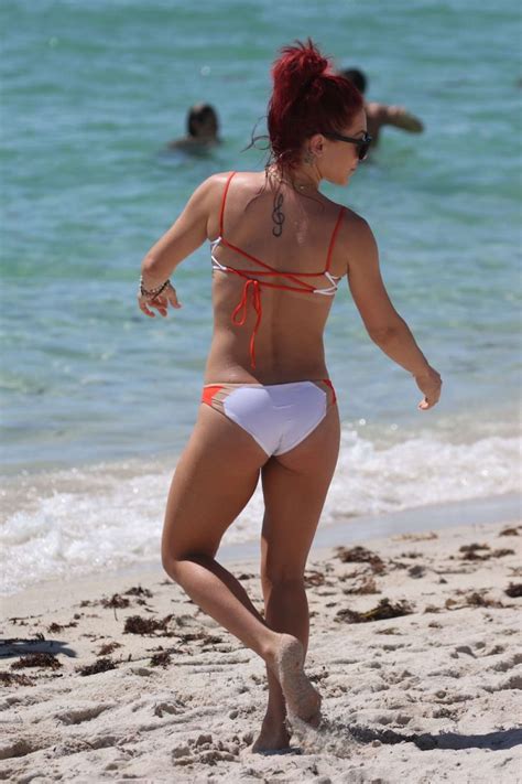 Sharna Burgess Bikini Candids In Miami Gotceleb