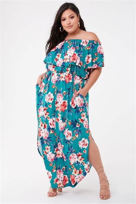 Plus Size Floral Print Maxi Dress Best Summer Dresses From Forever 21