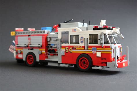 Fdny Engine 54 Lego City Fire Truck Lego Fire Toy Fire Trucks