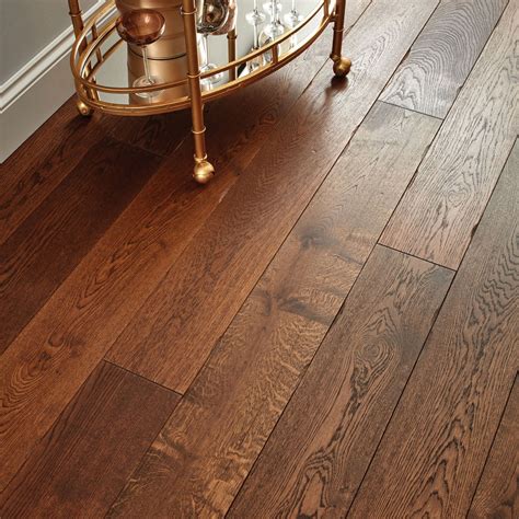 Chepstow Distressed Charcoal Oak Flooring Woodpecker