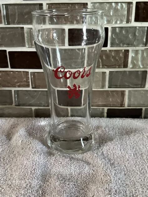 Vintage 1970s Coors Beer Glass With Lion Logo 534 Picclick