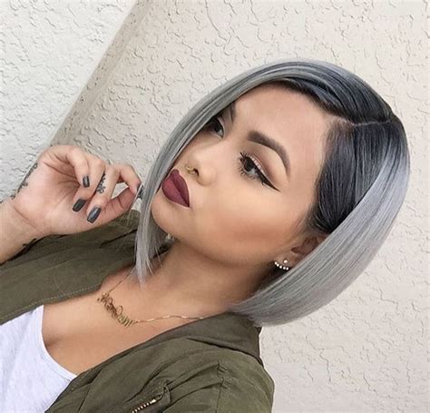 Short Bob Hairstyles For Grey Hair Bob Haircut And Hairstyle Ideas Images And Photos Finder