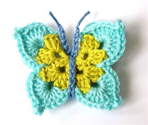 Crochet Butterfly Crochet Applique Crochet Butterfly Pattern