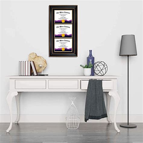 Triple Vertical Diploma Frame Wicca Academy
