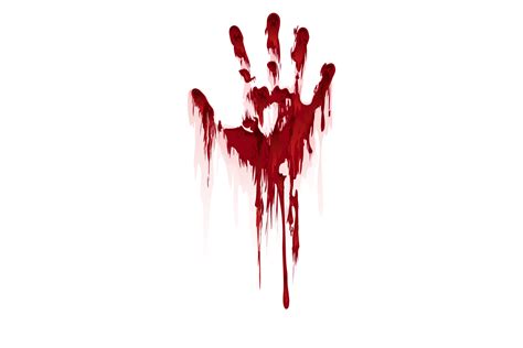 Horror Bloody Mark Red Handprint With D Graphic By Vectortatu