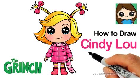 How To Draw Cindy Lou Who The Grinch