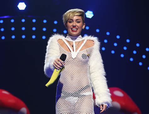 Are Miley Cyrus Pasties Mesh Outfit Really as Risqué as We d Like to Think