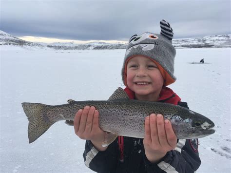 Blue Mesa Ice Fishing Conditions And Report January 8 2017