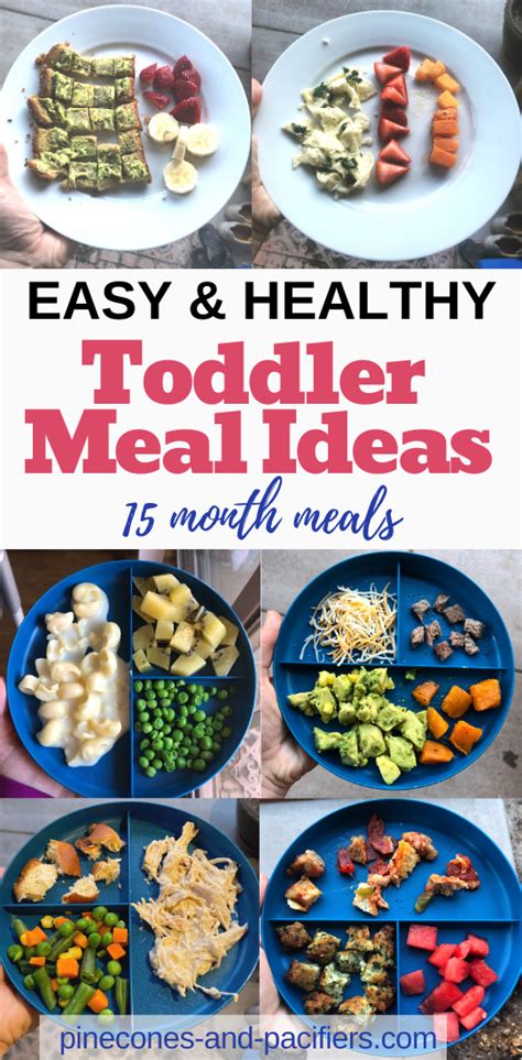Toddler Meal Ideas 15 Months Pinecones And Pacifiers