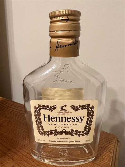 200ml Empty Hennessy Bottles With Cap Etsy