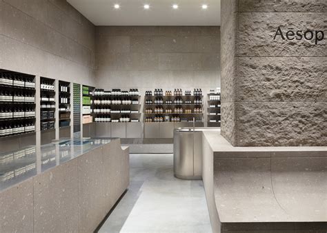 Aesop Store Interior In Sapporo Japan Designed To Mimic The