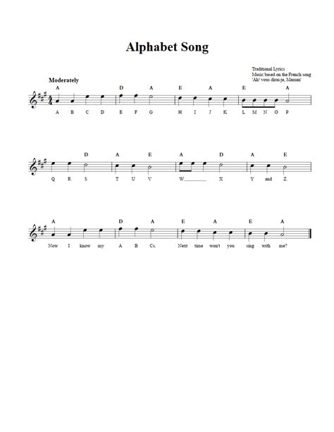 The letter e song by have fun teaching is a fun and engaging way to teach and learn about the alphabet letter e. Alphabet Song E-Flat Instrument Sheet Music (Lead Sheet) with Chords ...