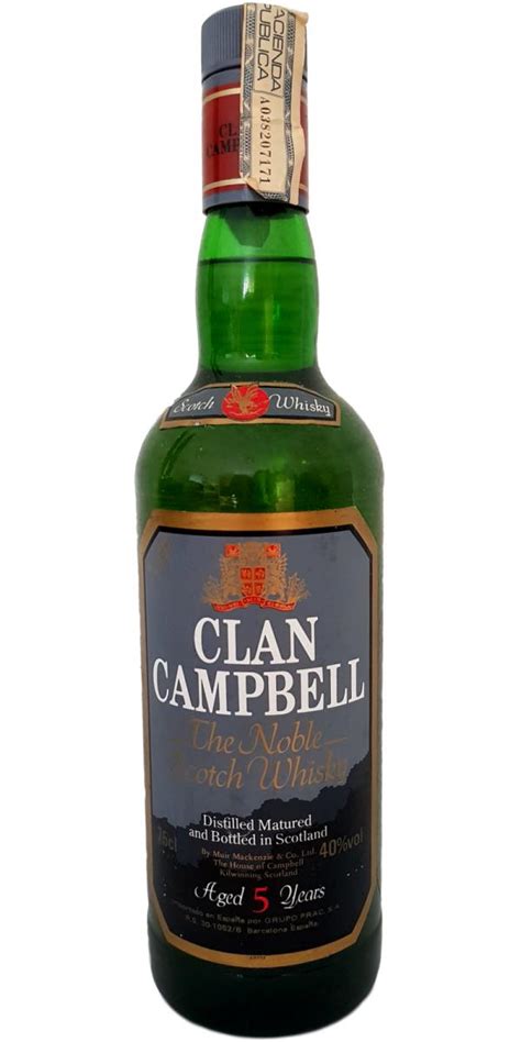 clan campbell 5yo the noble scotch whisky 43 750ml spirit radar