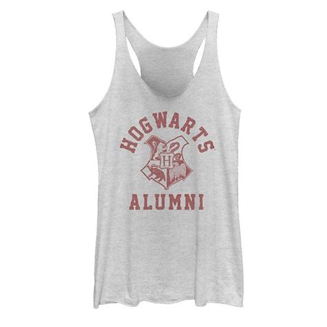 Juniors Harry Potter Hogwarts Alumni Crest Graphic Tank