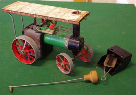 Vintage Mamod Live Steam Tractor With Burner Steering Rod Steam Hot