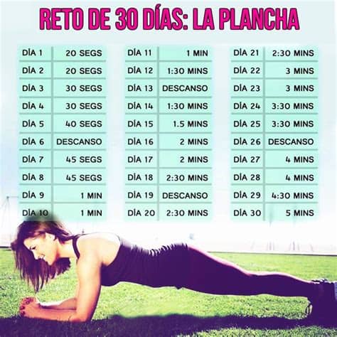 Plank abdominal durante un mes para tener un vientre plano