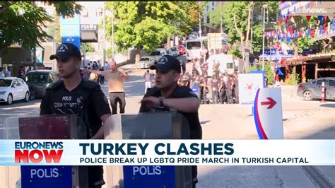 Turkish Police Break Up LGBTQ Pride March In Ankara Detain 30 People