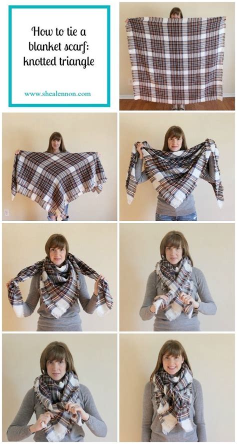 How To Tie A Blanket Scarf 2 Ways Shea Lennon Ways To Wear A Scarf