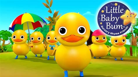 Six Little Ducks From Five Little Ducks Nursery Rhymes By