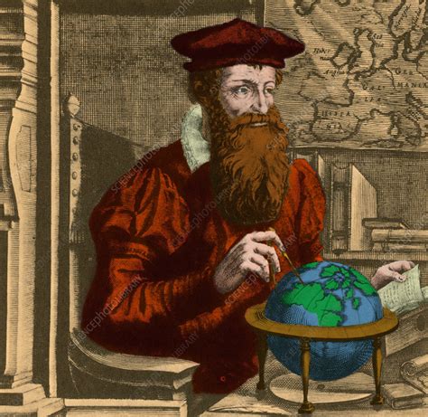 Gerardus Mercator Stock Image C0075977 Science Photo Library