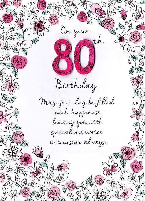 Pin By Charlene Shaw On 80th Birthday Birthday Wishes Greeting Cards