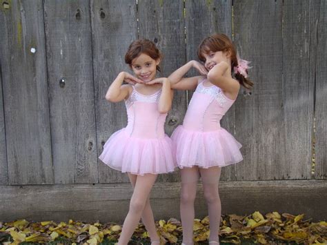 Twicebabiesmom Twins In Ballerina Costume Photo Shoot In Backyard