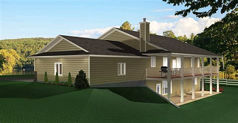 Hillside Home Plans Walkout Basement House Decor Concept Ideas