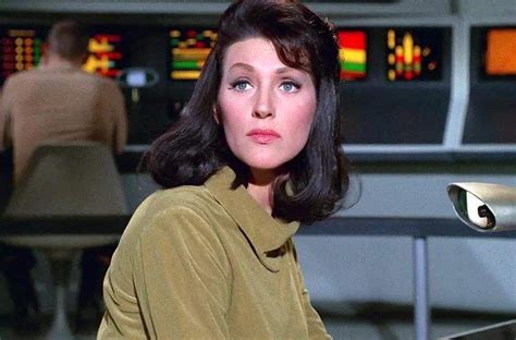 Majel Barrett Later Roddenberry As Number Onefirst Officer In Star