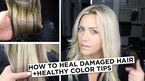 How to get curl pattern back. How to Heal Damaged Hair + Healthy Color Tip - YouTube