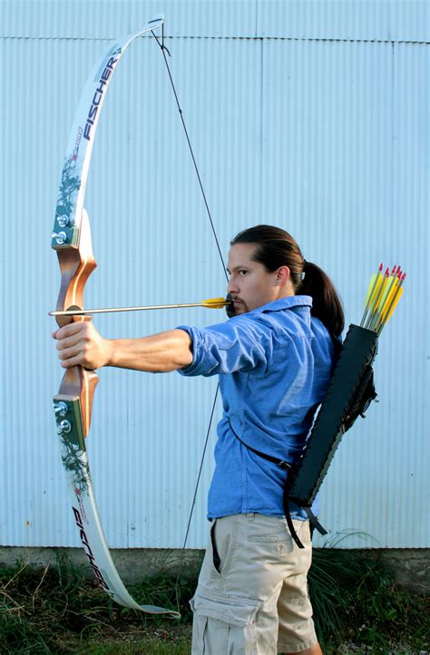 Powerful Takedown Bow From Downhill Skis Old Skis Archery Recurve Bows