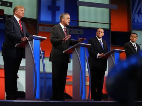 Scenes From The First Republican Presidential Debate