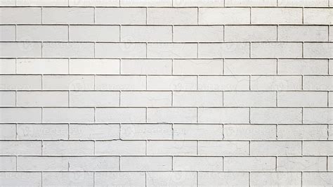 Modern White Brick Wall Texture For Background Weathered Abstract