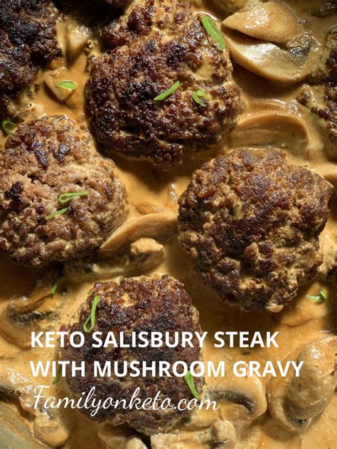 In another bowl, mix together egg, bread crumbs, onion, salt, pepper, 1/4 cup soup mixture and the ground beef. Keto Salisbury steak with mushroom gravy | Recipe ...