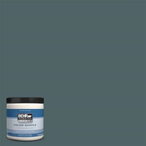 The code on my paint can was yl. BEHR Premium Plus Ultra 8 oz. #PPU12-20 Underwater color Interior/Exterior Satin Enamel Paint ...
