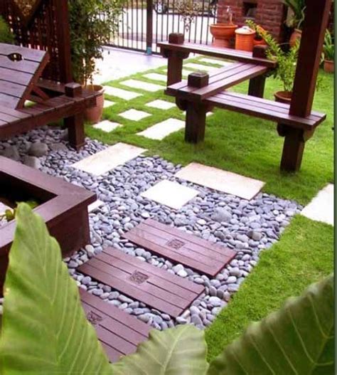 1.8 perhatikan drainase atau saluran air Foto Gambar Kreasi Taman Kecil Depan Rumah Minimalis | Out ...