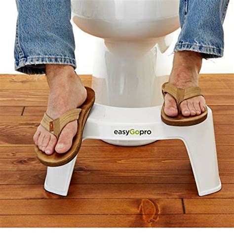 Easygopro 75 Original Compact Squatting Toilet Stool Helps