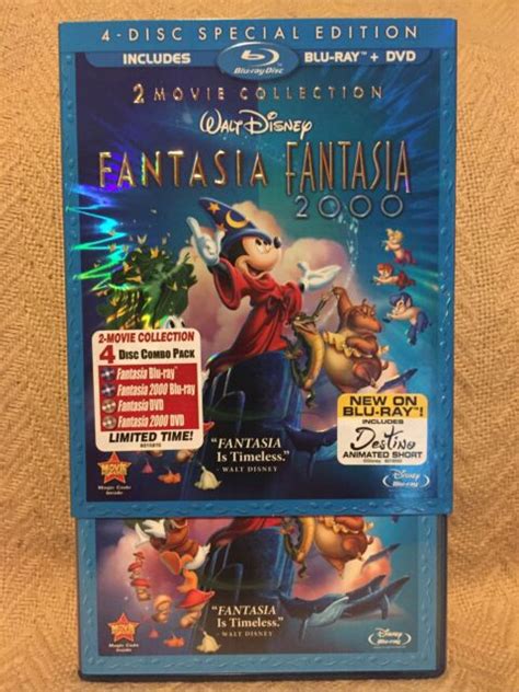 Fantasiafantasia 2000 Blu Raydvd Combo 4 Disc Set For Sale Online