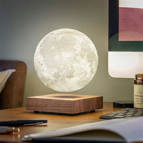 Gingko Smart Moon Lamp Wood Dotmaison
