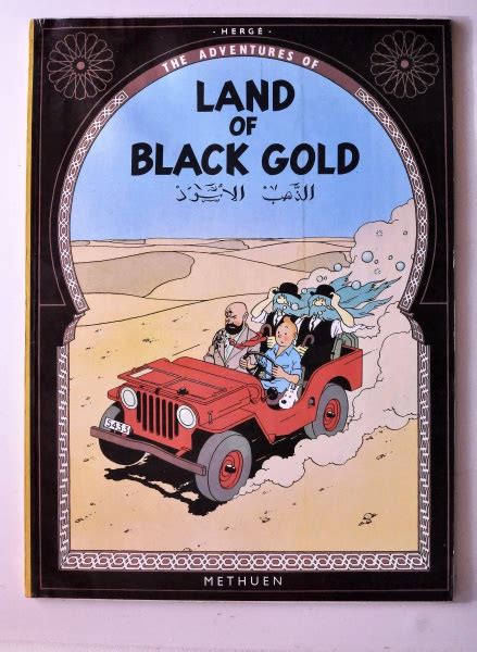 Hergé The Adventures Of Tintin Land Of Black Gold Ed