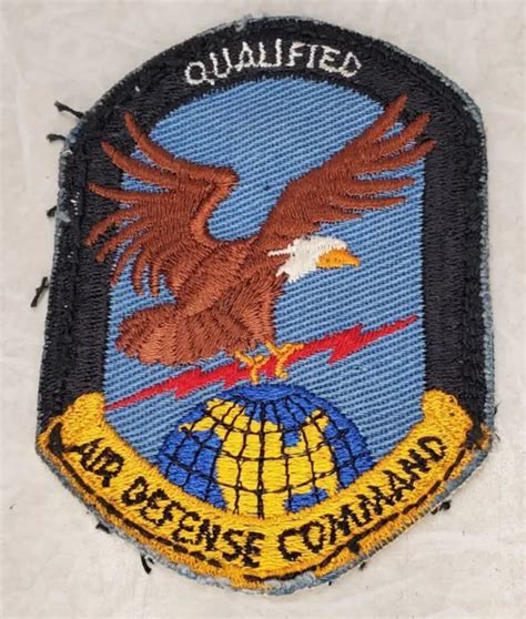 Original Vietnam War Embroidered Uniform Patch Qualified Air Defense