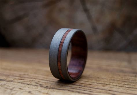 Stainless Steel Wood Inlay Ring Scaled 