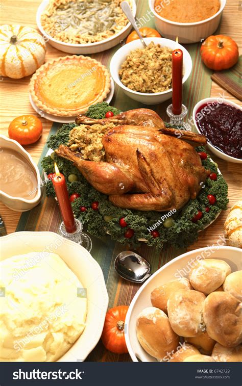 Thanksgiving Feast Stock Photo 6742729 Shutterstock