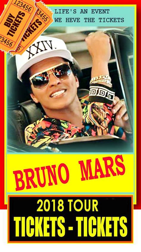 Many of the concerts have premium seats that can be purchased. BRUNO MARS - The easiest way to buy concert tickets ...