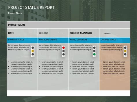 Project Status Powerpoint Template 8